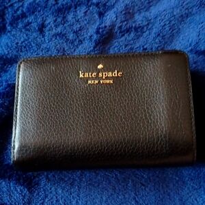 Kate Spade Medium Compact Bifold Wallet Black